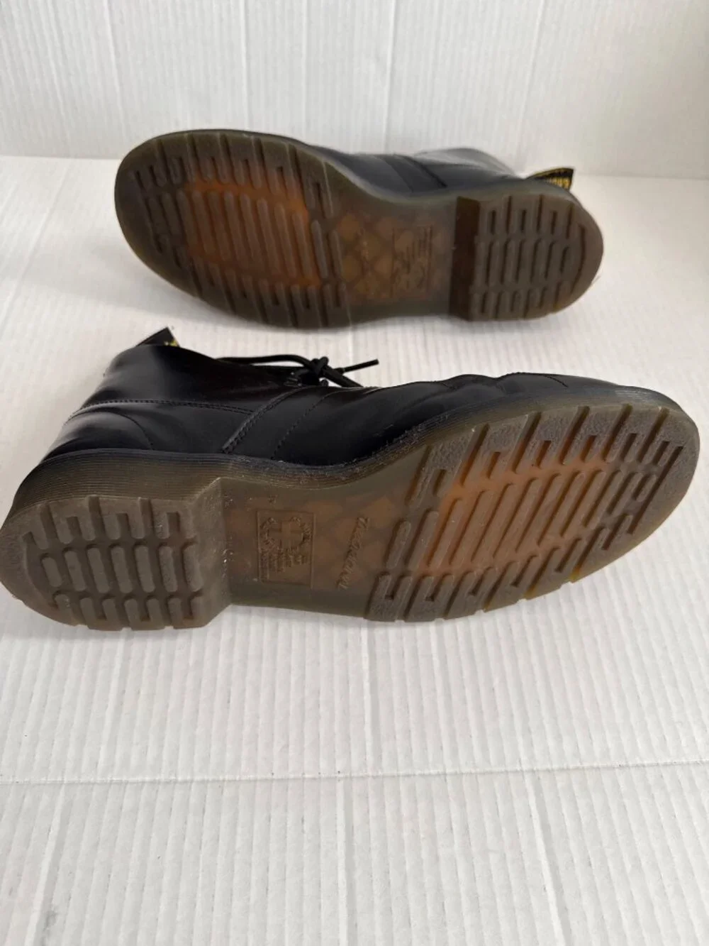 Dr. Martens Church Black Smooth Leather Boots Sz 11